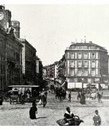 Puerto De Sol Madrid Victorian 1898 Print Cuba&#39;s Freedom Spanish War DWU15 - $550.13 MXN