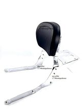 JMEI Sissy Bar Backrest Luggage Rack for Honda Shadow Aero VT 750 VT750C... - $174.44