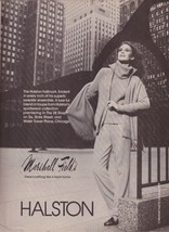 1979 Halston Sweater Set Marshall Field&#39;s Chicago Vintage Fashion Print ... - £15.42 GBP