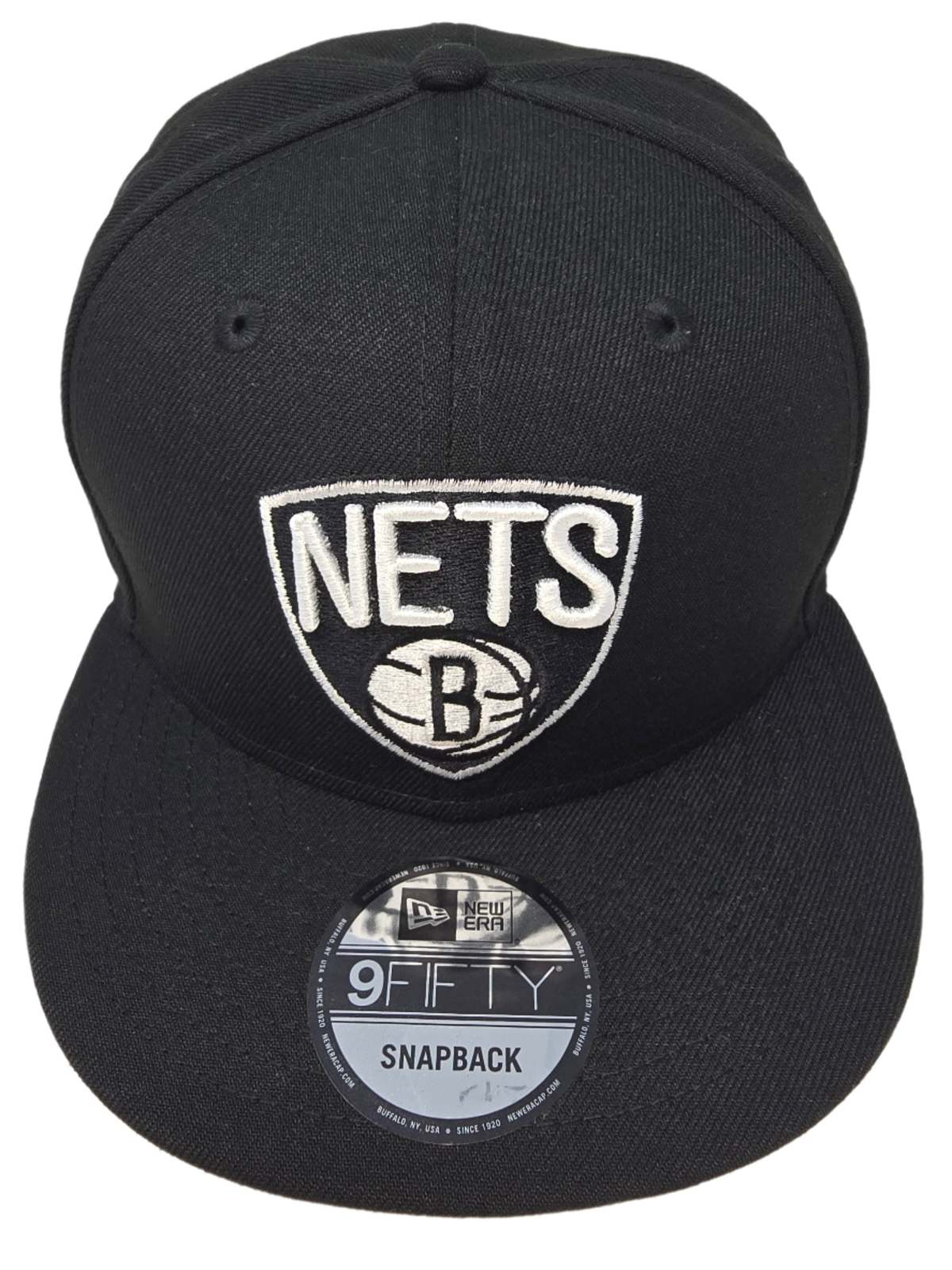 New Jersey Nets Officially Licensed NBA New Era 9FIFTY Black and White S... - $34.99