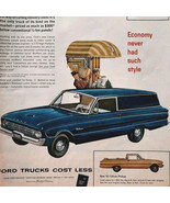 1961 Ford Falcon Station Wagon Advertisement Automobilia Pickup Truck DW... - $562.22 MXN