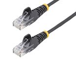 StarTech.com 3 ft CAT6 Cable - Slim CAT6 Patch Cord - Gray - Snagless RJ... - $11.22+