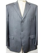 NEW  Tasso Elba Gray Stripe 4Seas Wool Sport Coat 46L - £33.60 GBP
