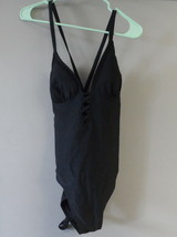 Adore Me Women&#39;s Bathing Suit Swimwear One Piece ADM29 Black Size Large - $17.09