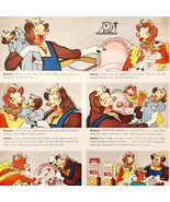 1957 Borden&#39;s Milk Elsie The Cow Advertisement Dairy Vintage Comic DWJJ2 - $39.99