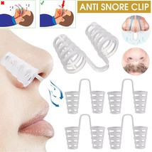 2x Nasal Dilator Anti Snoring Easy Breathe Nose Clip Stop Snore Silicone... - $5.90