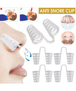 2x Nasal Dilator Anti Snoring Easy Breathe Nose Clip Stop Snore Silicone... - $8.23 CAD
