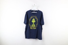 Vintage Dr Seuss Mens Large Distressed Spell Out The Grinch Short Sleeve T-Shirt - £27.21 GBP