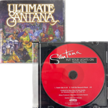 Santana 2 CD Bundle Ultimate All Time Greatest Hits + Lights On DJ Promo 1999 - £14.40 GBP