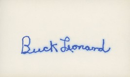 Buck Leonard original signature - £79.93 GBP