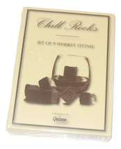 Chill Rocks Set of 9 Whiskey Stones by Quiseen Use for Chilling Drinks Beverages - £7.78 GBP