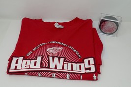 Detroit Red Wings 2002 Western Conference Champions XL Tshirt - £19.13 GBP