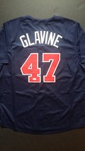 Tom Glavine Autographed Atlanta Braves Navy Custom Jersey (JSA Witnessed... - £148.40 GBP