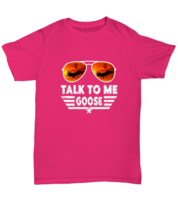 Jet Fighter TShirt Talk To Me Goose Pink-U-Tee  - £16.47 GBP
