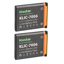 Kastar Battery 2-Pack for Kodak KLIC-7006, Kodak EasyShare M22, M23, M200, M522, - £15.71 GBP