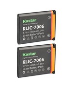 Kastar Battery 2-Pack for Kodak KLIC-7006, Kodak EasyShare M22, M23, M20... - £15.68 GBP