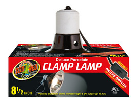 Zoo Med Deluxe Porcelain Clamp Lamp for Reptiles 150 watt Zoo Med Deluxe... - $38.83