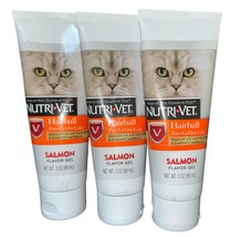 3 Count - Nutri-Vet Cat Hairball Support Paw Gel ~ Salmon Flavor EXP-06/... - $21.46 CAD