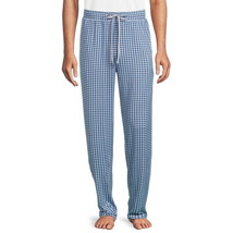 George Men&#39;s Pull-On French Plaid Lounge Pants Blue Size L (36-38) - £16.06 GBP