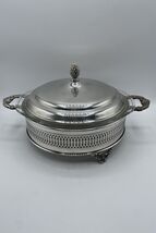 Vintage Sheffield Silver Co. Covered casserole Dish Pyrex READ  Bs310 - €5,03 EUR