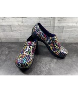 Klogs Clogs Women 9.5M Mission Shoes Multicolor Patent Comfort Work Nursing - $506.94 MXN