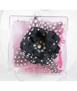 Tarina Tarantino Feather Flower Anywhere Clip BLACK - $56.21 CAD