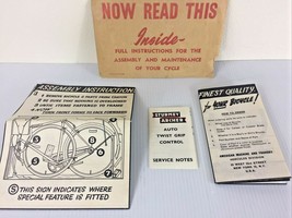 VINTAGE  STURMEY-ARCHER Bicycle Owners Manual / Parts &amp; Accessories List... - £30.52 GBP