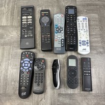 Mixed Lot of 10 Remote Controls Kenwood, Panasonic, Samsung Etc - $15.77