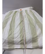 SIMPLY SHABBY CHIC TWIN BRITISH ROSE CABANA STRIPE BEDSKIRT - $29.74