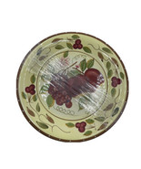 Set Of 4 Kang Dinner Plate 10 1/2&quot; Fruit Ceramic RARE Vintage Grapes - $39.59