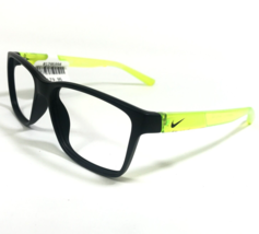 Nike Kids Eyeglasses Frames 5532 011 Black Green Square Full Rim 49-17-130 - $39.59