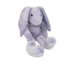 17&quot; Russ Berrie Sherbert Purple Bunny Rabbit W/ Bow Stuffed Animal Plush Toy - £52.39 GBP