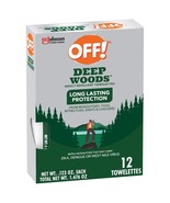 OFF! Deep Woods Mosquito and Insect Repellent Wipes, Long lasting, 12 - €8,54 EUR