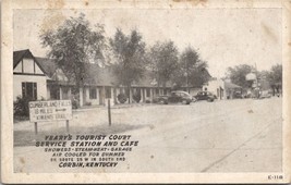Corbin Kentucky Yeary&#39;s Tourist Court Service Station Cafe Motel Postcard Z30 - £3.91 GBP