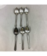 Set of 6 Geislingen Silver Plated Serving Spoons - Made In Germany - $187.07 MXN