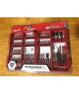 Milwaukee 80 Piece Screw Driver Drill Bit Set Impact Duty SHOCKWAVE Allo... - $58.01 CAD