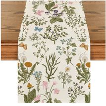 Rustic Vintage Floral Table Runner 13x72 Inch - Ideal for Kitchen Celebr... - $24.70