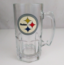 Vintage NFL Pittsburgh Steelers 3D Style Metal Logo Heavy Beer Mug Stein - £30.37 GBP