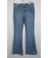 CSM - Jeans, Flared, Size 9 Average, Gold-Colored Studs, CSM - 10015 - $19.20 CAD