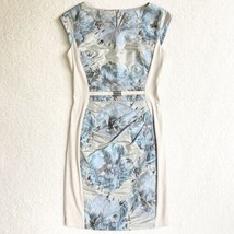 Joseph Ripkoff Dress Womens 8 Floral Party Cocktail Semi Formal Fitted S... - $67.09