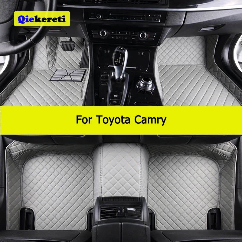 QIEKERETI Custom Car Floor Mats For Toyota Camry Auto Carpets Foot Coche - $80.82+