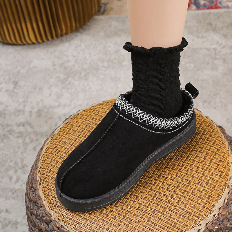 women&#39;s new ethnic style fashionable snow boots women&#39;s shoes with cow tendon so - £26.00 GBP
