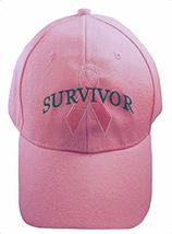 Breast Cancer Survivor Hat and Bumper Sticker Pink Ribbon Baseball Cap Awareness - £9.64 GBP