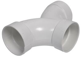Vaculine Central Vacuum Cleaner White 2 Inch PVC Elbow 3-Way Fitting - $97.07 MXN