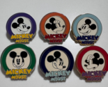 Lot 6 Disney 2010 Mickey Mouse Facial Expressions Pins - £22.15 GBP