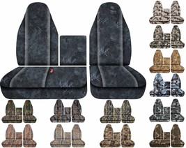 Camouflage seat covers Fits 2016-2023 Chevy LCF 3500/4500/5500 truck 40/60 seats - £86.90 GBP