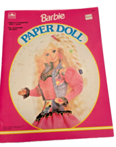 Paper Doll Book Barbie 80s Golden #1502-3 Mattel Paperdolls Vintage 1992 - $13.89