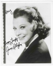 Original Vintage June Allyson Autographed Signed Press Photo Rare - £27.21 GBP