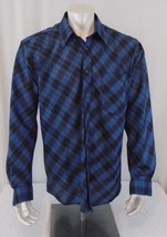 Giorgio Collection  Extra Large Blue Checks Executive Fit  Long Sleeve S... - £7.49 GBP