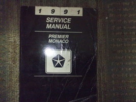 Manuale Di Riparazione OEM Per 1991 Eagle Premier E Dodge Monaco - $9.86